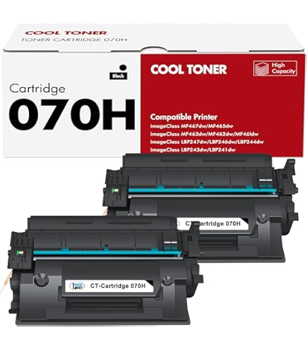 Amazon.co.jp: 070トナーカートリッジ ブラック 2個パック Canon 070