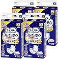 【ケース販売】 ライフリー パンツ用尿とりパッド ズレずに安心紙パンツ専用 夜用 4回吸収 ホワイト 120枚(30枚×4)
