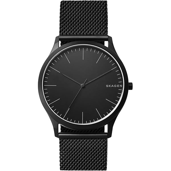 Amazon | SIGNATUR 三針 ミッドナイト スチールメッシュウォッチ