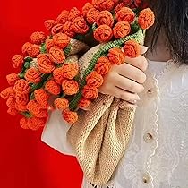 ブーケブランケット 花束 ハンドメイド パンジー リボン Amazon｜DIY編みのように折りたためるフラワーブーケ