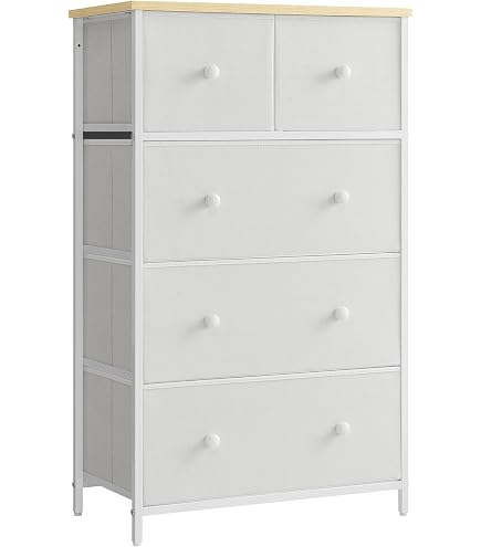 Amazon.co.jp: AZUMAYA 簡単組立チェスト5D グレー LFS-655GY : Home
