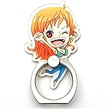 Amazon Onepiece ワンピース プリント スマホリング 麦わらの一味 Op 080 Wn Lc ホワイトナッツ ホールドリング
