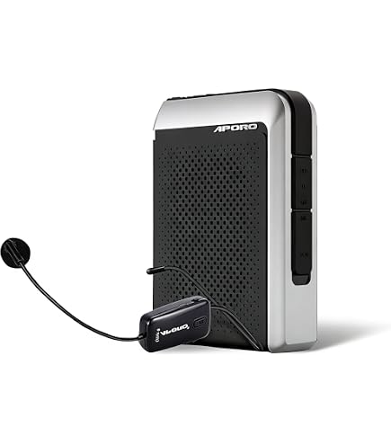 Amazon.co.jp: ハンズフリー拡声器 2.4G技術内蔵 ポータブル