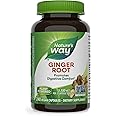 Nature's Way 根生姜;一食当たり1.1グラムのショウガ根;非GMOプロジェクト確認済み。 TRU-ID認定。無グルテンの;ベジタリアン; 240個のカプセル