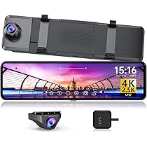 Amazon.co.jp: Changer ドライブレコーダー ミラー型 【前方4K／後方