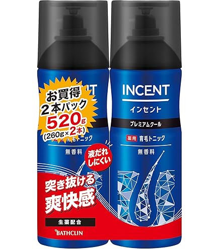 Amazon | インセント 薬用育毛トニック育毛剤 無香料 180gペアパック