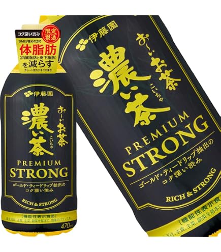 Amazon.co.jp: 伊藤園 おーいお茶 濃い茶 プレミアムストロング 470ml