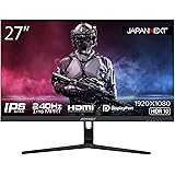 【Amazon.co.jp限定】JAPANNEXT 27型IPS フルHDパネル搭載240Hz対応ゲーミングモニター JN-I27FR240 HDMI DP