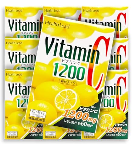 Amazon.co.jp: HealthLead ビタミンC 顆粒 1200 300袋（30袋×10個