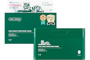 VTCOSMETICS Sheet Mask, Box Mask, Skin Care (1.CICA Daily Soothing Mask)