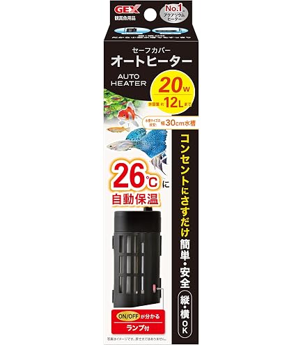 Amazon | エヴァリス プリセットオートヒーター 30W ベタ用