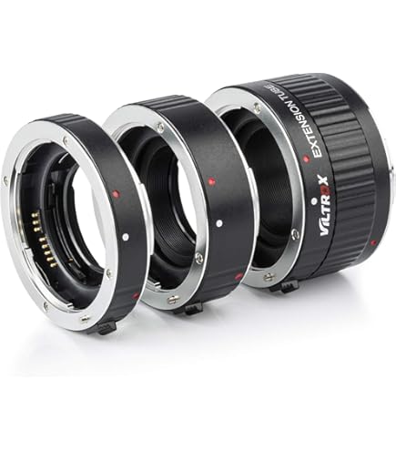 Fotodiox Pro Auto Macro Extension Tube Kit for Canon EOS EF/EF-s Lenses for Extreme Close-up