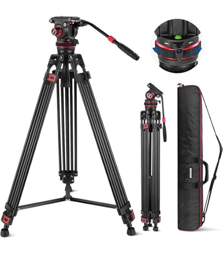 Amazon | Manfrotto 504HD 546BK ビデオ三脚キット 504HDヘッドと546