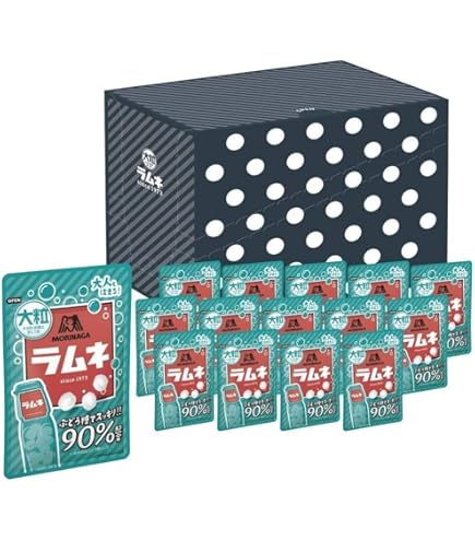 Amazon.co.jp: Morinaga & Co., Ltd. Large Grain Ramune 41g×10 Bags