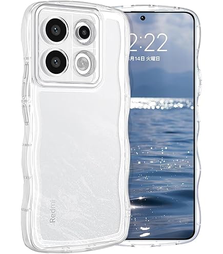 Amazon.co.jp: Xiaomi Redmi Note 13 Pro+ 5G ケース クリア ウェーブ