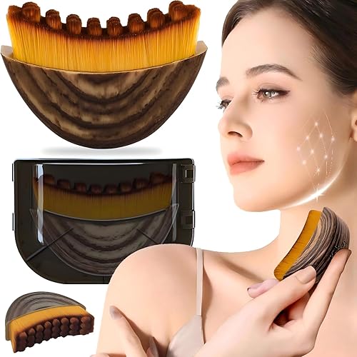 Lymphatic Face Brush for Skin Care Tools, Lymphatic Drainage Brush, Lymphatic Contour Dry Brush, Featuring Ultra Soft Bristle