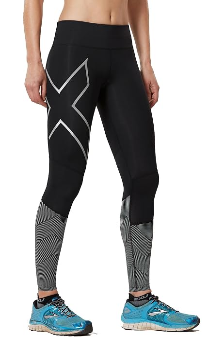2XU Womens Mid-Rise Reflect Compression 