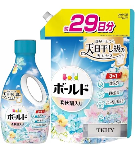 Amazon.co.jp: Bold ボールド 洗濯洗剤 液体 洗濯水をデトックス