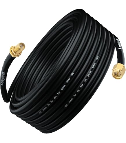 Amazon | 同軸ケーブル 5DSFA(5D-SFA)-LITE 20m フジクラ 50Ω 無線用