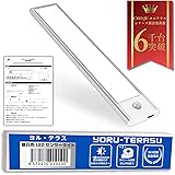 【3M社製テープ採用】CHO-JU ヨルテラス マグネット着脱式 LED人感センサーライト TypeC充電式 じんわり光る 明るさ調節機能付き (昼白色20cm)