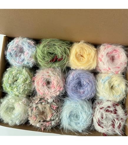 Amazon | NEWふわもこモール 毛糸 可愛いピンク 4玉 | 毛糸 通販