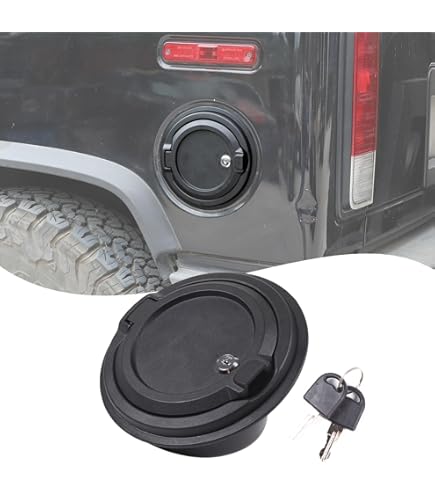 Amazon | クロム燃料ドアロックビレットアルミニウムガスタンク