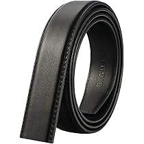 Amazon | [セカンドトゥモロー] バックルなし 革のみ ベルト