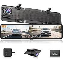 Amazon.co.jp: JADO ドライブレコーダー ミラー型 4K 12インチ