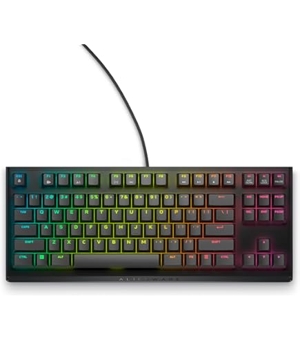 Amazon | Dell Alienware テンキーレスゲーミングキーボード - AW420K