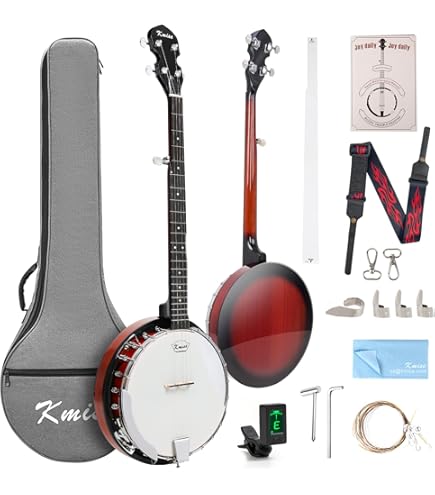 Amazon.co.jp: Mulucky 4弦バンジョーウクレレ | Banjolele 58.4 cm