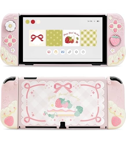Nintendo Switch 本体 あつ森エディション いちごカバー Amazon.co.jp: GeekShare Switch2カバー Switch2対応 スイッチ2025 PC
