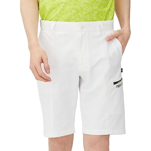 Amazon | [ニューバランス] ゴルフ ショートパンツ (総柄ロゴ