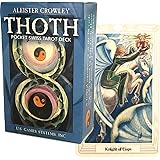 タロットカード 78枚 トートタロット タロット占い 【 アレイスター クロウリー トート タロット ポケット デッキ ＜US＞ Aleister Crowley Thoth Tarot Deck Pocket 】日本語解説書付き [正規品]
