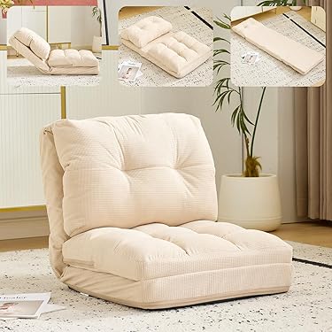 ♥座り心地抜群♥座椅子 5段階調節 3way 折りたたみ可能 幅60CM Amazon｜KYODA 座椅子 ひじ掛け付き クッション付き