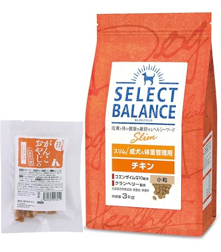 Amazon.co.jp: セレクトバランス スリム チキン 小粒 成犬の体重管理用