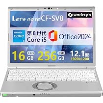 Amazon.co.jp: 【整備済み品】高性能ノートパソコン Let`s note CF-SV8