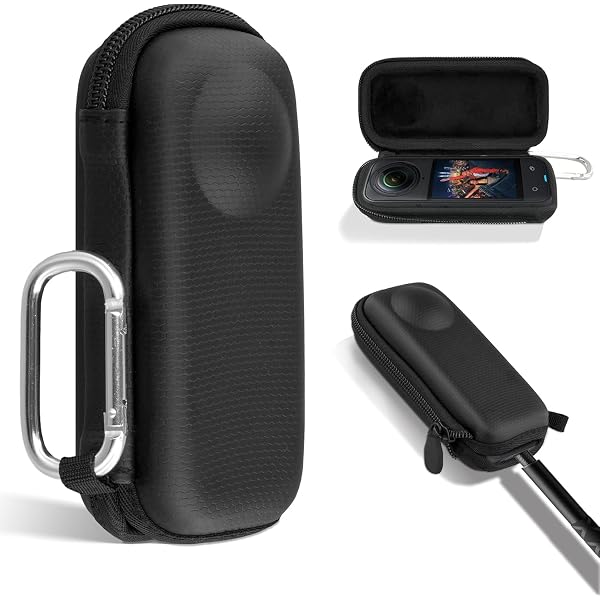 Amazon.co.jp: DGSHUIJIE Insta360 X4/X5 対応 収納ケース カラビナ