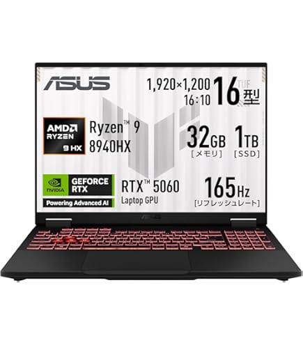 Amazon.co.jp: ASUS 2020 TUF 15.6インチ FHD プレミアム ゲーミング