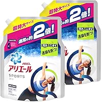 洗濯洗剤 液体 スポーツ アリエール 詰め替え 約2倍分(1.34kg)×2袋