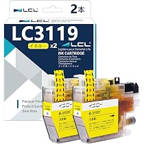Amazon.co.jp: LCL Brother用 ブラザー用 LC3119 LC3119Y (2パック