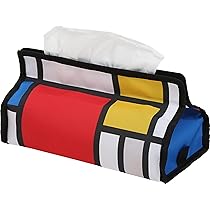 Amazon｜アストロ ティッシュケース モンドリアン風 コン