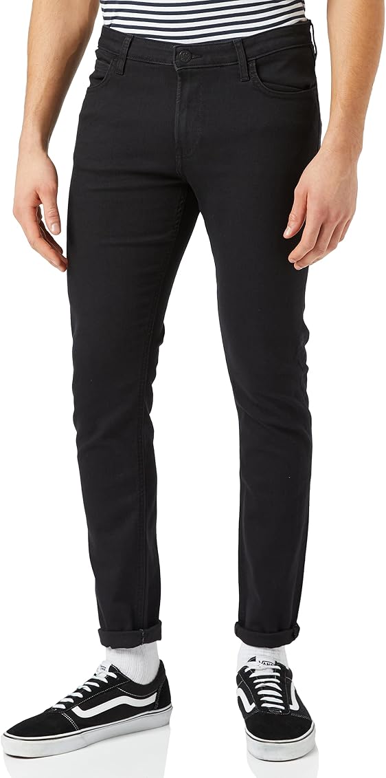 Lee Men's Malone Skinny Jeans, Black 