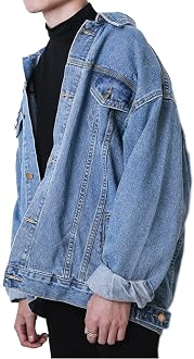 Hotmiss Men Oversize Denim Jacket 