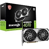 MSI GeForce RTX 4070 VENTUS 2X E 12G OC 2ファン コンパクトサイズ グラフィックスカード VD8664