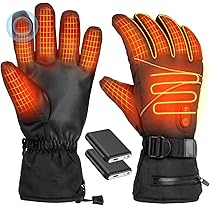 Amazon | 電熱グローブ 【2026年冬・16000mAhバッテリー付き】 電熱