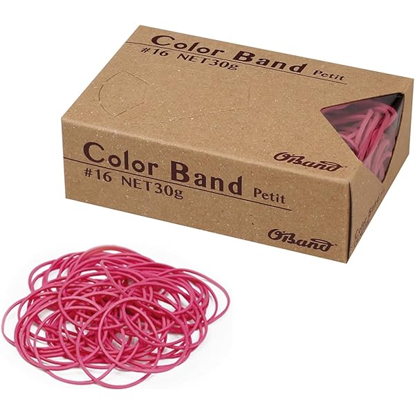 Amazon.co.jp: 輪ゴム 【 オーバンド カラーバンド プチ 】 #16 ライト