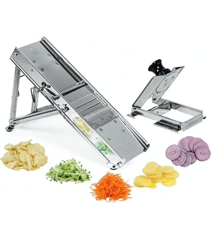 Amazon | DE BUYER Swing Plus Mandoline, Green | DE BUYER