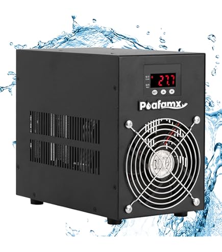 Amazon | Poafamx 水槽クーラー 15-40℃調整可能 60L 冷却と加熱両用