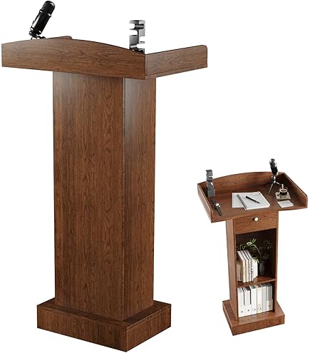 Amazon | 演台 演説台 司会台 キャスター付き、教会/教室用モバイル
