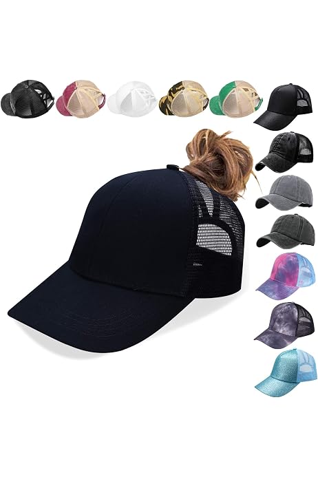 Straight Up Bun Hat, Right on Top 